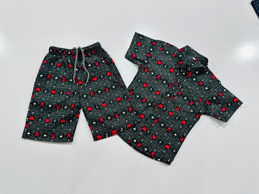 Half sleeve shirt with short for kids. Best gift for summers