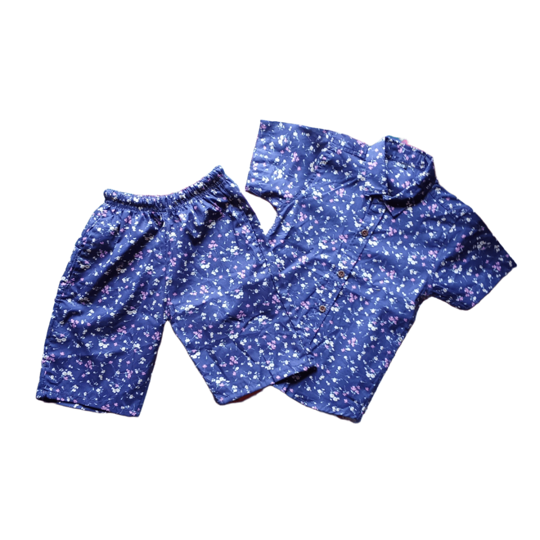 Half sleeve shirt with short for kids. Best gift for summer